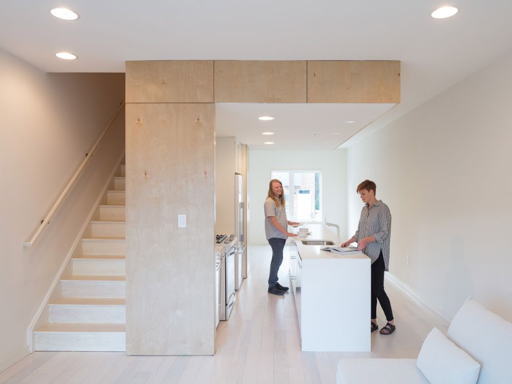 Interface Studio Architects plywood interior- wall