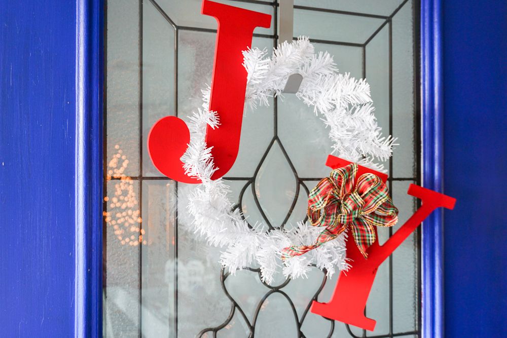 JOY Holiday Wreath