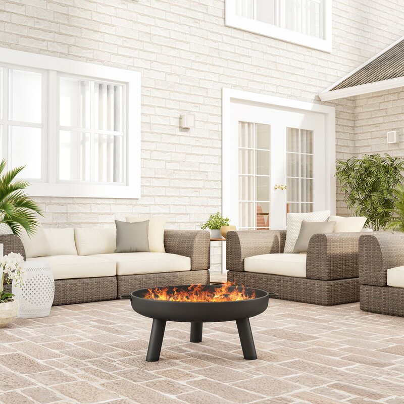 Janke Steel Wood Burning Outdoor Fire Pit