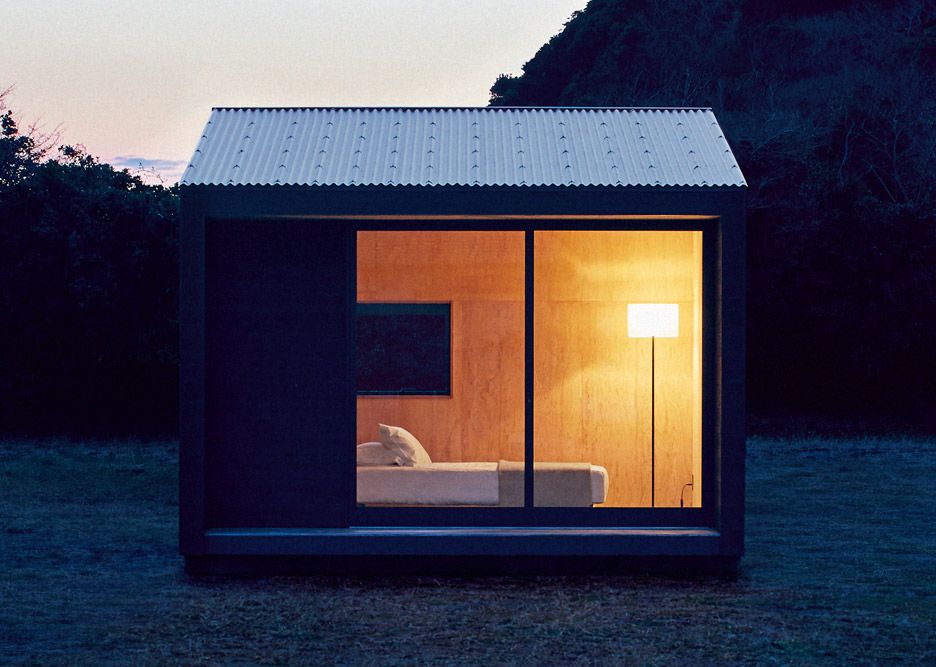Japanese brand Muji prefab micro house - one bed house
