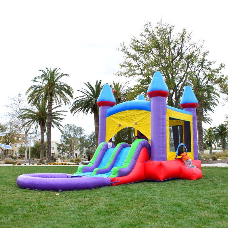 Turn Your Backyard Into Fun Central With an Inflatable Slide