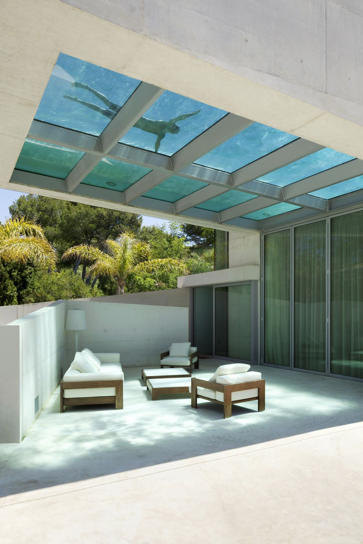 Jellyfish House Elevated Pool Design Wiel Arets Architects