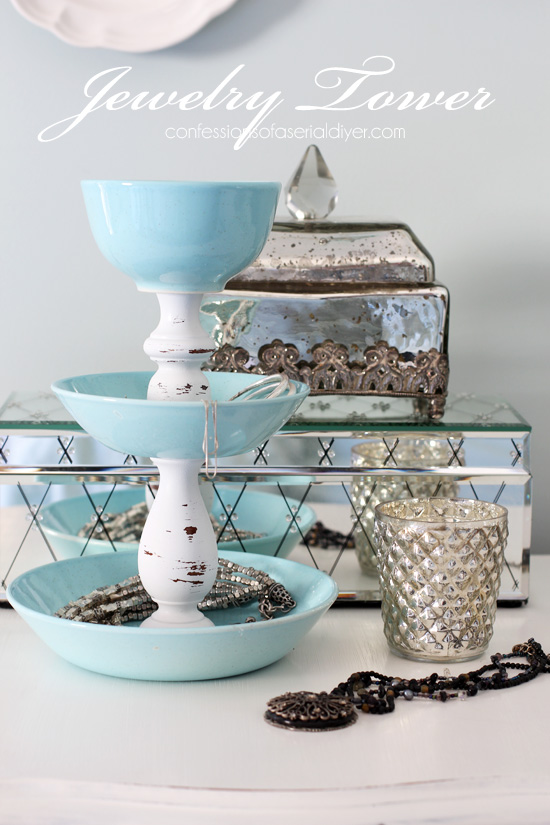 Jewelry teacup storage