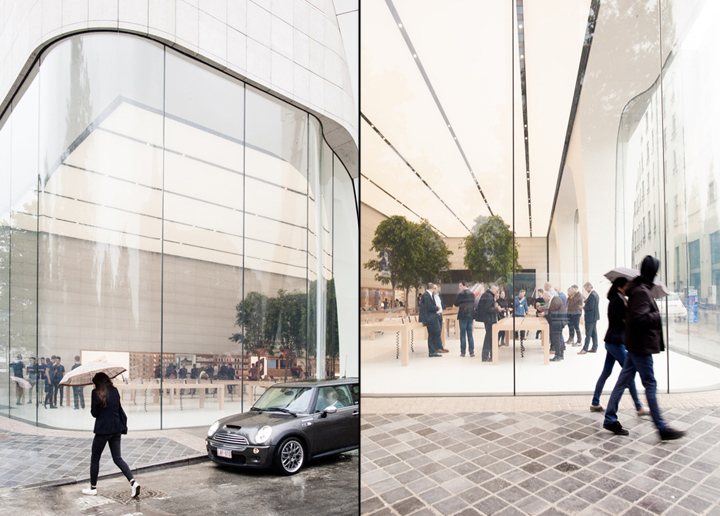 Jonathan Ive unveiled in Brussels Apple Store Street