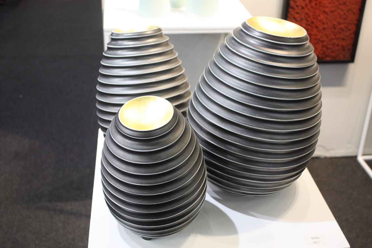 Ceramics don't have to look too crafty, as these modern pieces from Justin Teilheit demonstrate.