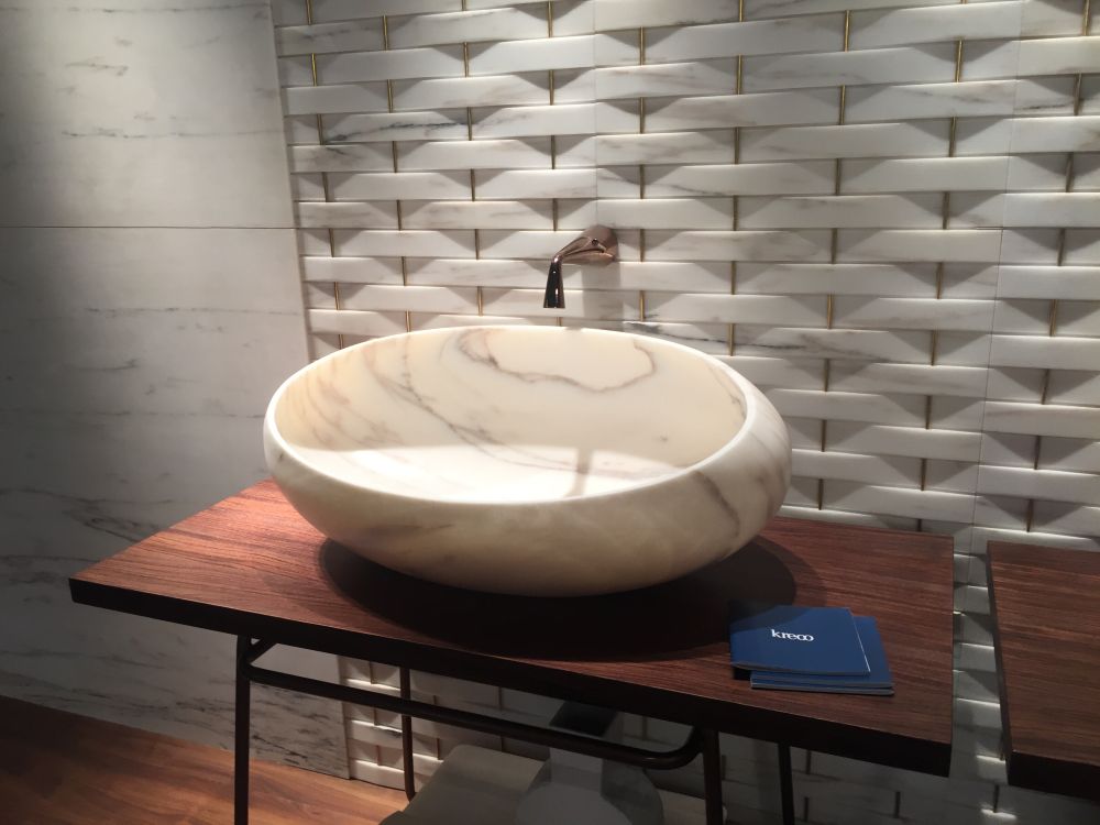 KREO marble vessel sink washbasin