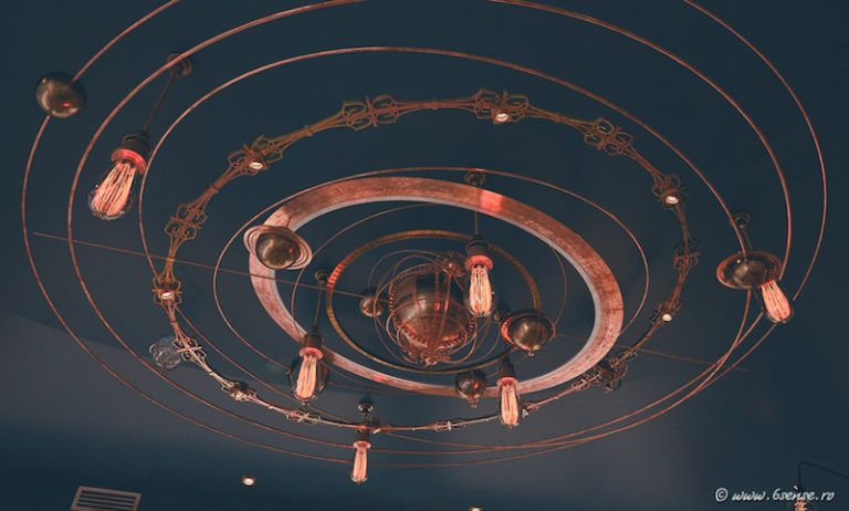 It's designed in the same steampunk style that defines the entire space