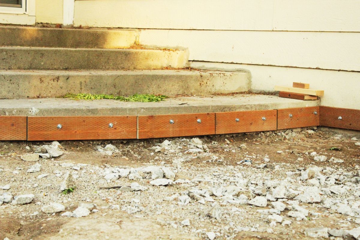 How to Mount a Deck Frame to Concrete Foundation 25