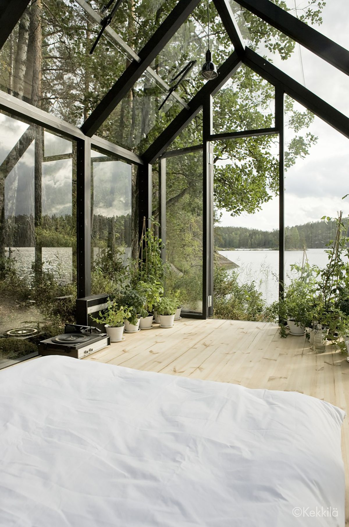 Kekkilä Green Off Grid Shed by Linda Bergroth and Ville Hara Interior