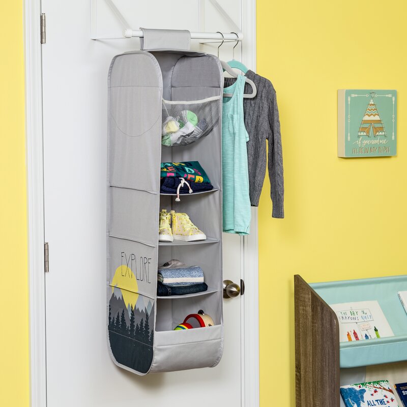 Kids Storage Closet Hanging Organizer