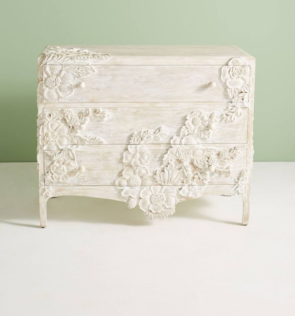 Kids floral dresser