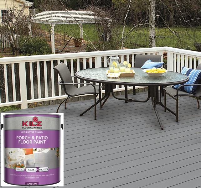 Kilz Enamel Porch Patio Latex Floor Paint