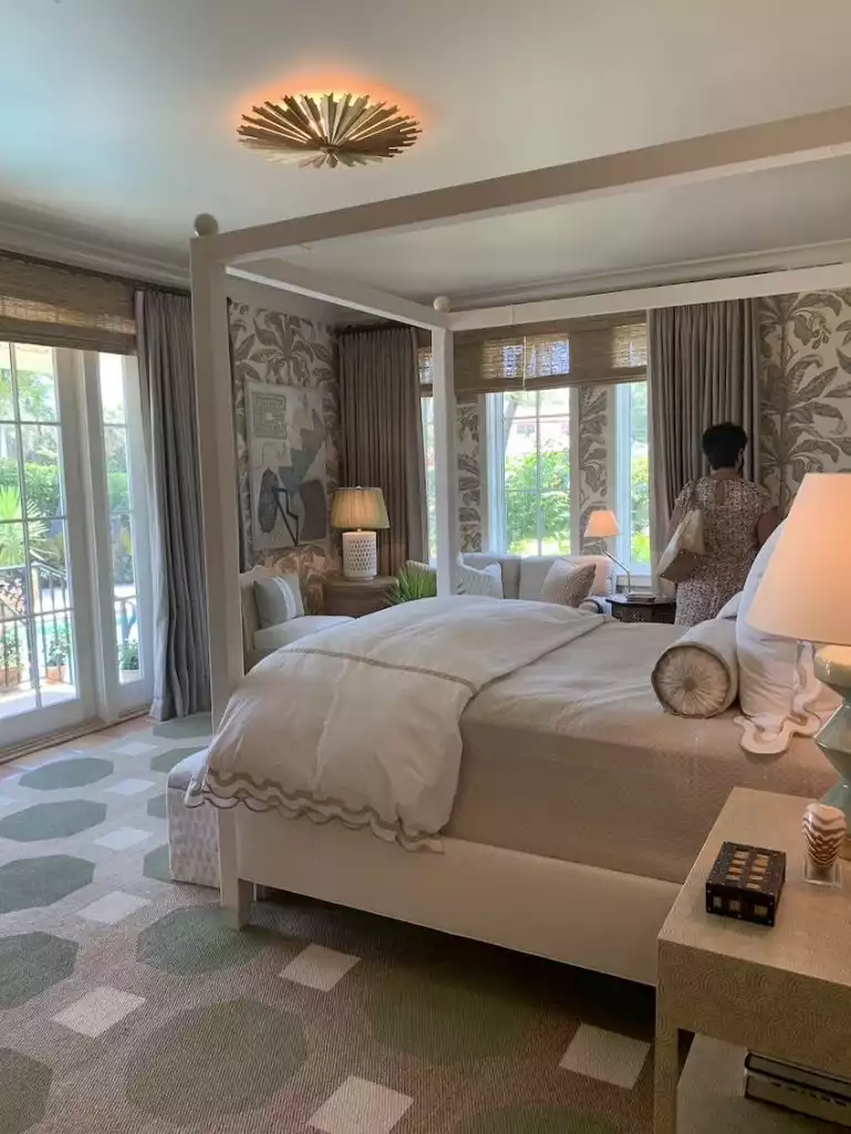 Kips Bay Palm Beach Showhouse master bedroom decor