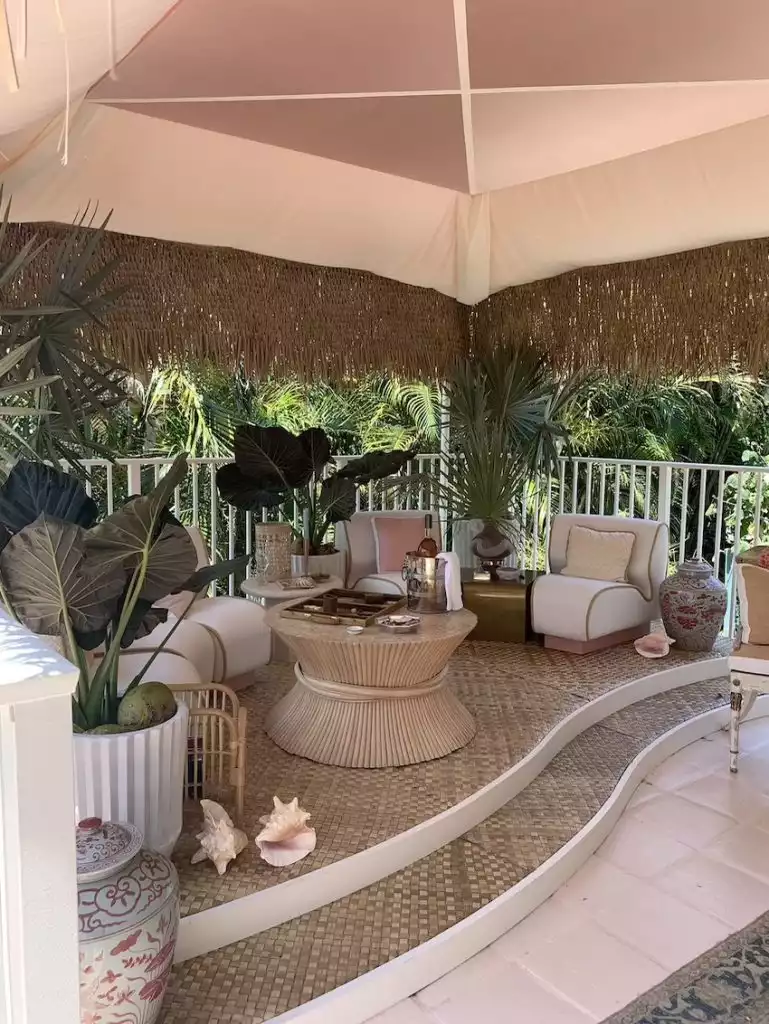 Kips Bay Palm Beach Showhouse patio blacony decor