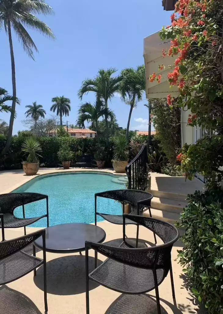 Kips Bay Palm Beach Showhouse pool area