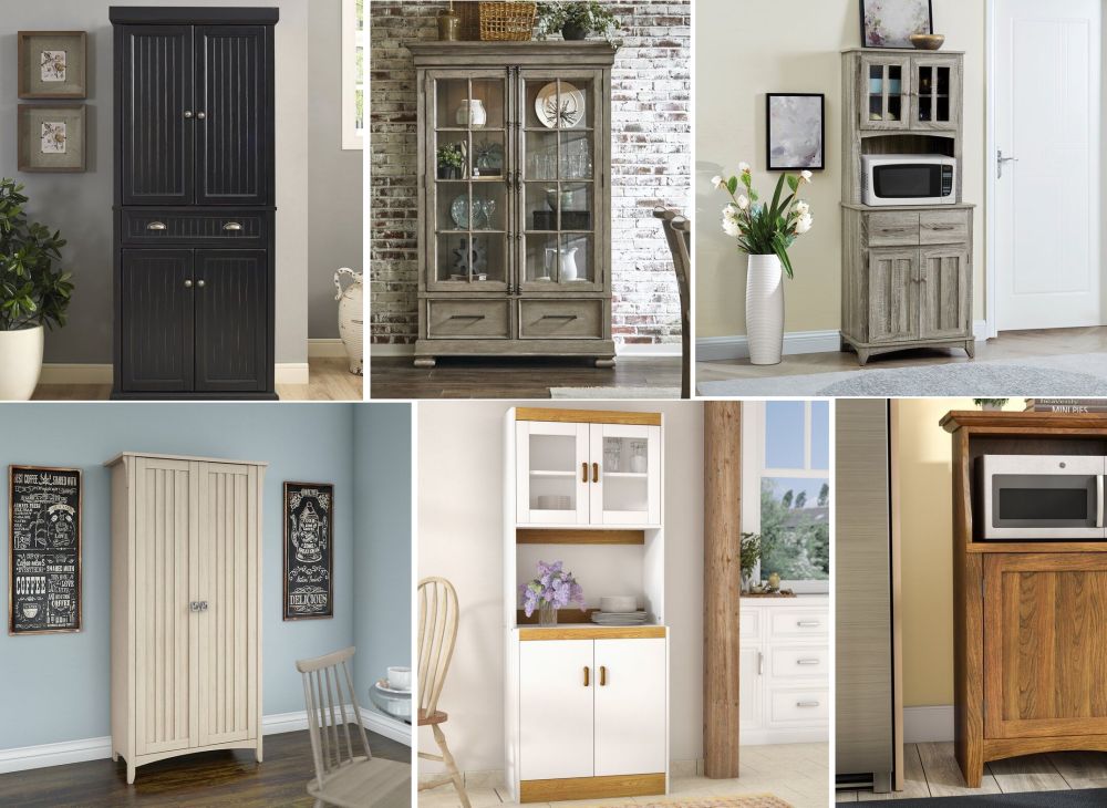 Seriously up Your Storage Space with a Kitchen Hutch or Kitchen Pantry