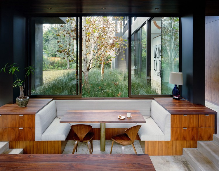 Kitchen nook with drawers