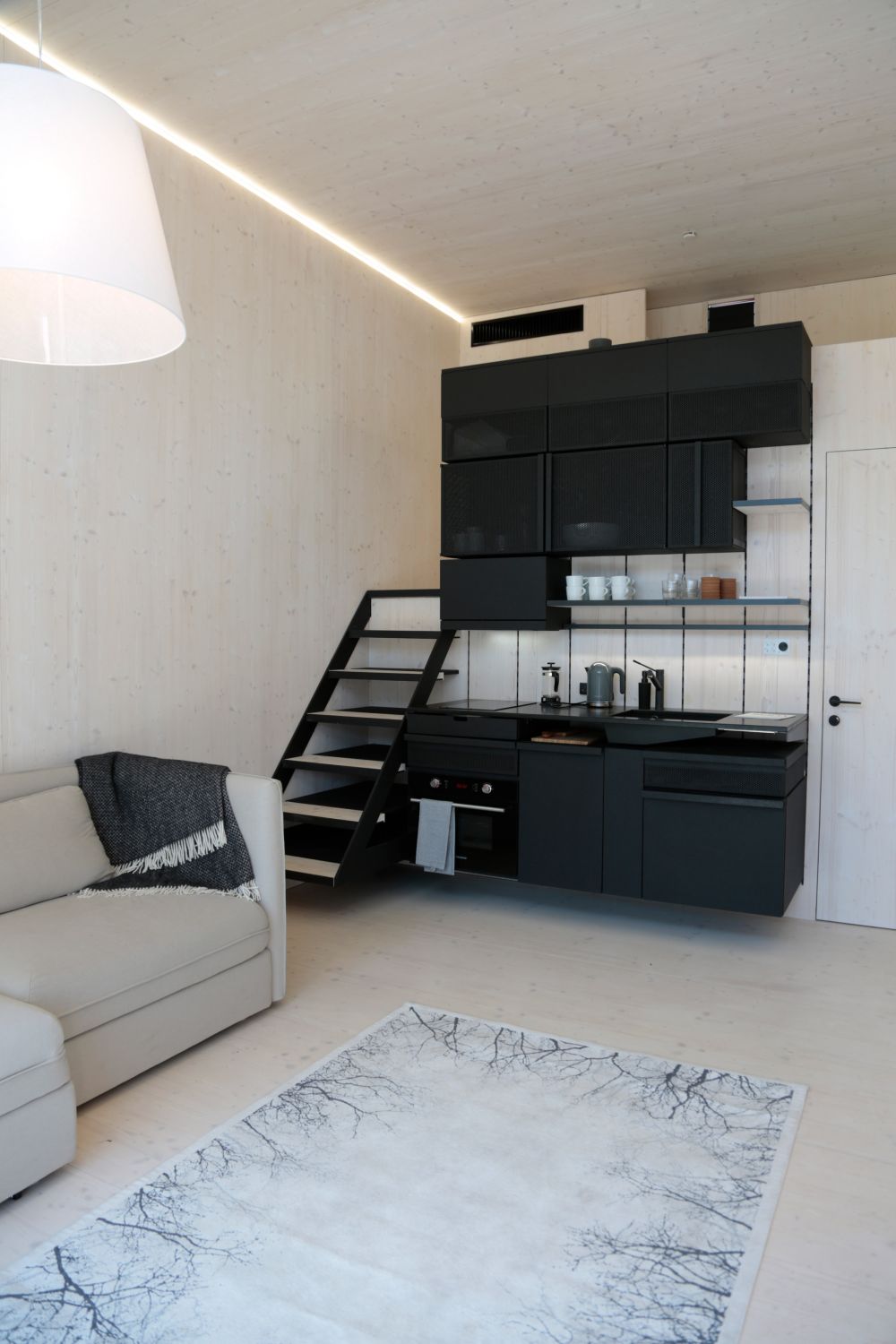 Kodasema prefab micro house - kitchen area