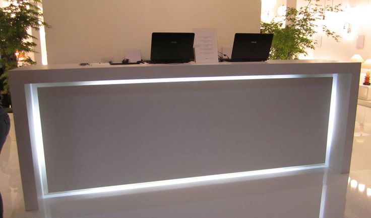 LED reception desk