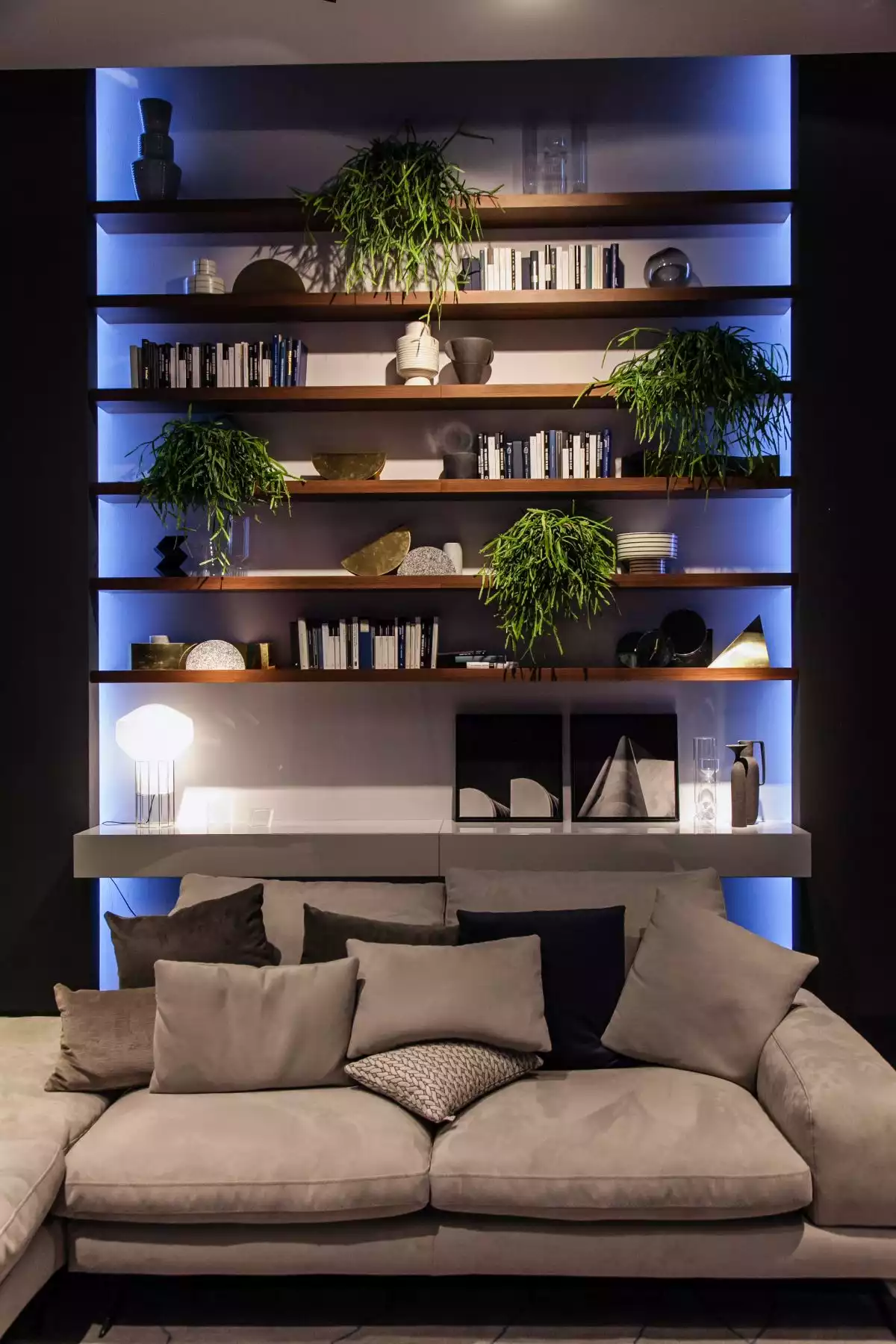 LEd light strip for living room shelves