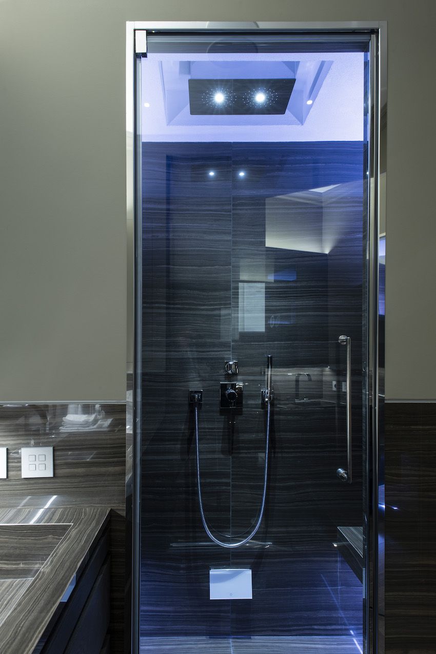 The rainfall shower may be the most luxurious feature.