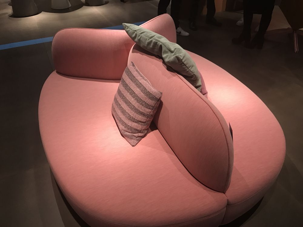 La isla for Sancal pink pale seating