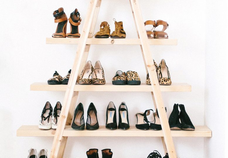 Ladder Shoe Shelf