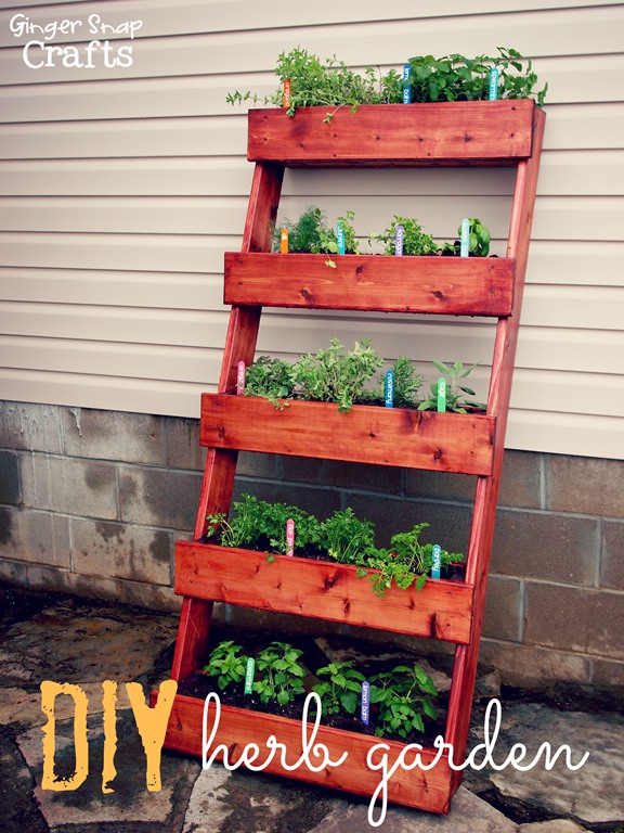 Build a Pallet Planter DIY Vertical Herb Garden