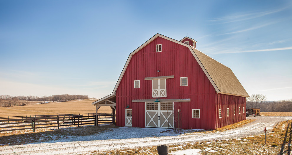 Large Barn with a Gambrel Roof