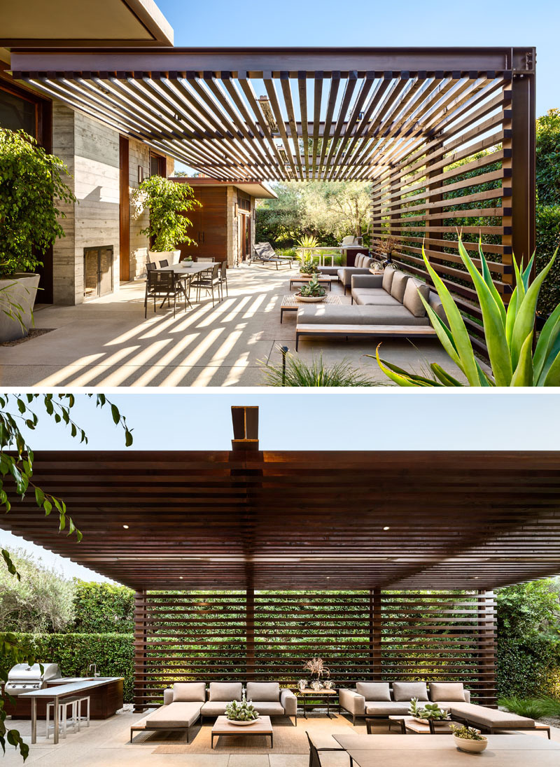 Large pergola design for summer