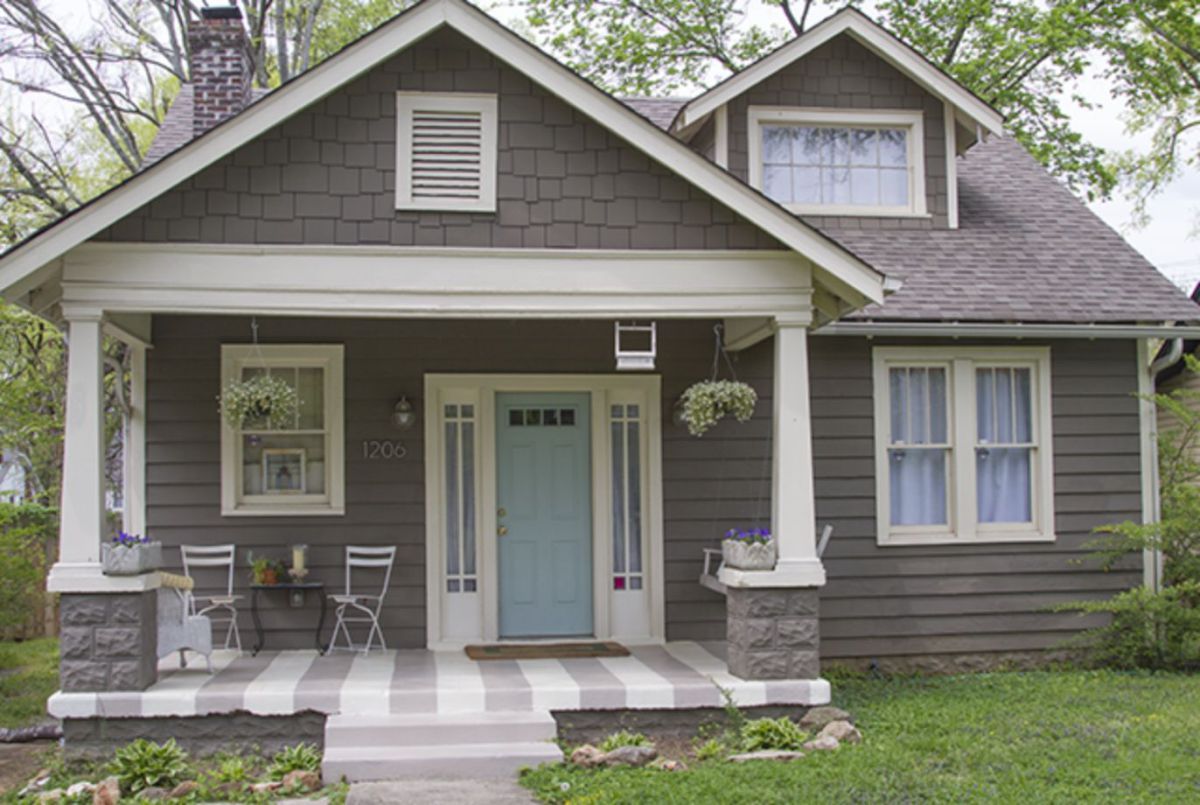 Large porch striped pad