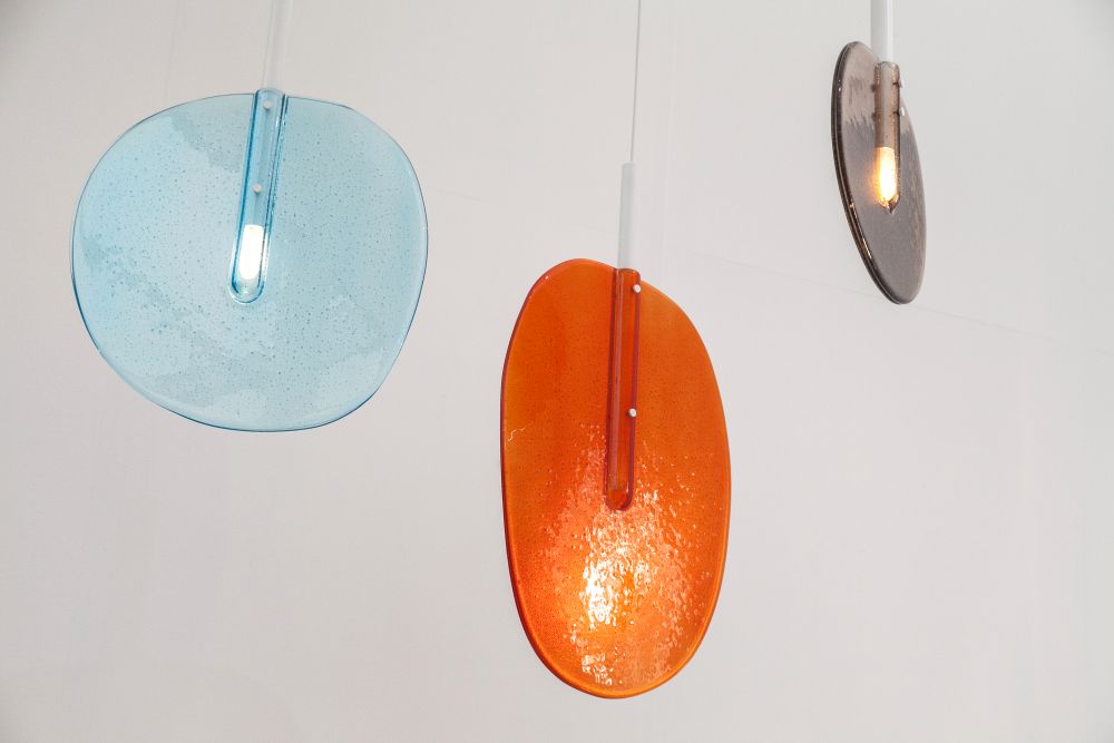 Lasvit lollipop lighting fixture from glass