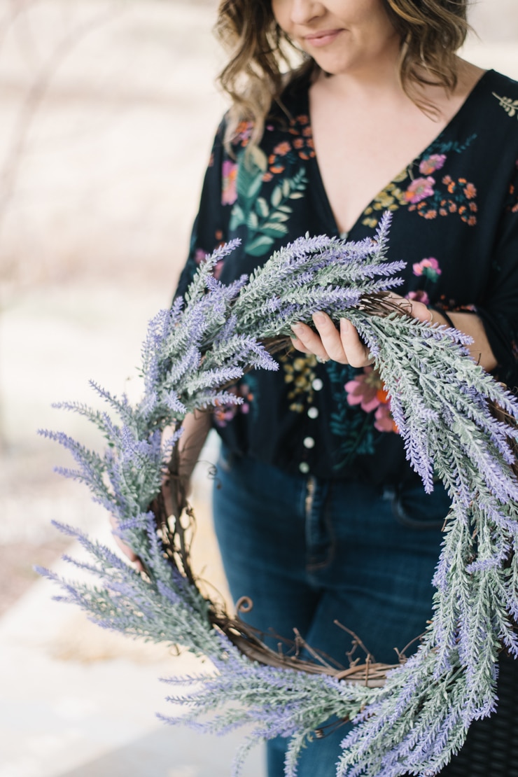 Simple Lavender Wreath