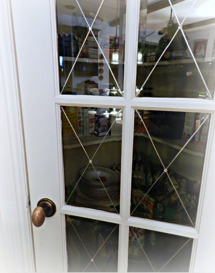 Leaded Glass French Door