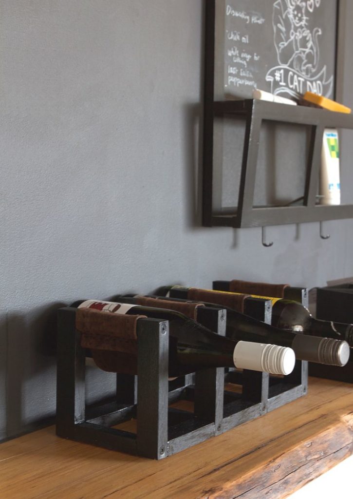 Leather Sling Wine Rack