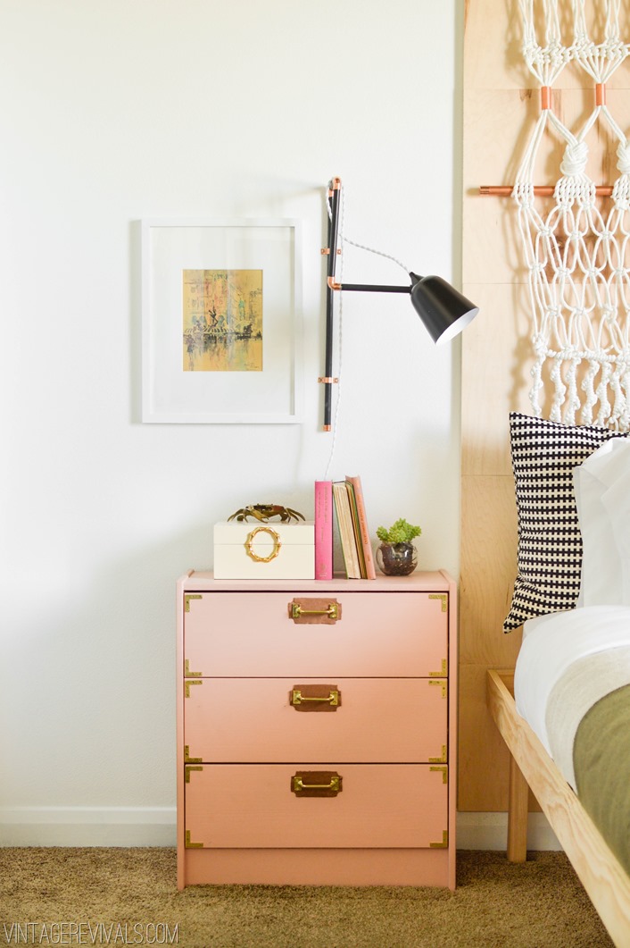 Leather and brass ikea rast hack