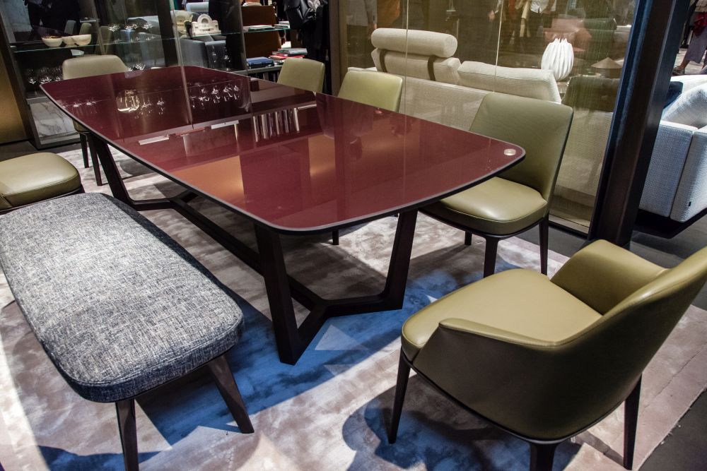 It might be fun to pick dining room furniture in different colors to create a fun, eclectic decor