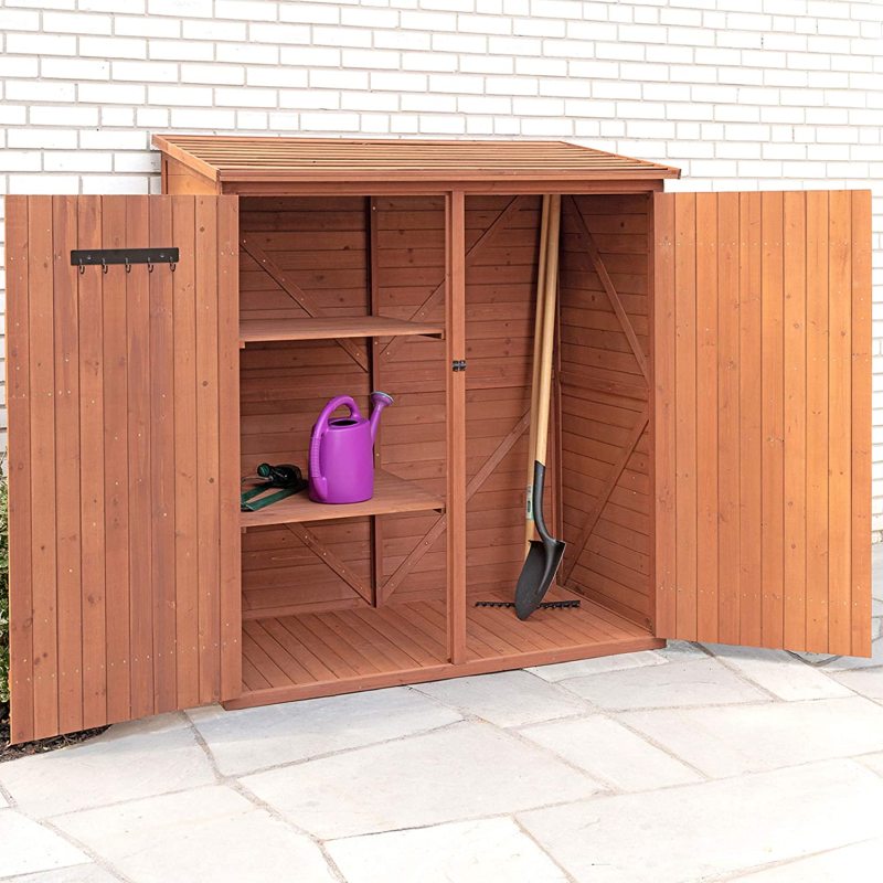 Leisure Season Cedar Lean To Shed - 2.5x5