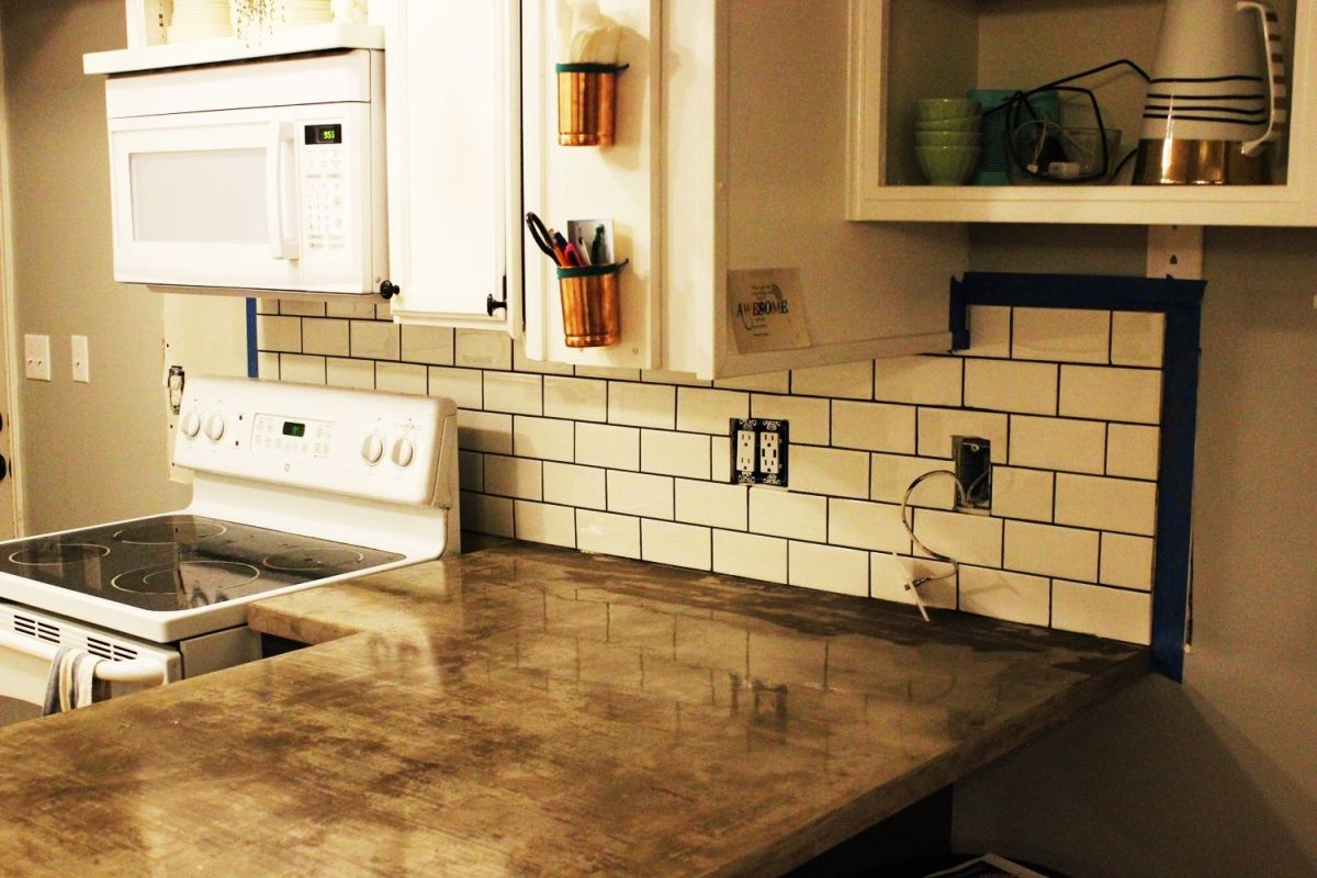 Let the grout dry at least 48 hour
