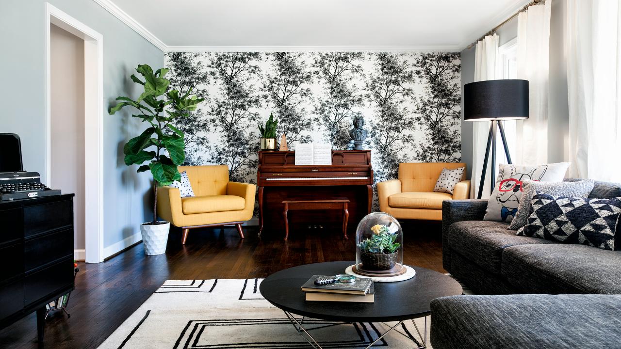 Black and White Wallpapers to Help You Finish Decorating