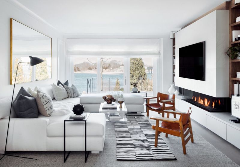 Living room by New York Interior Design firm Winter McDermott Design