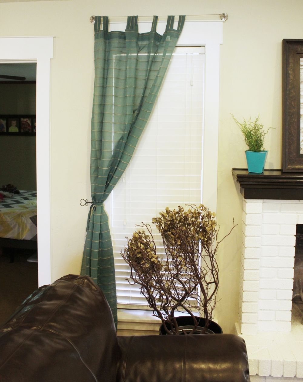 Living room decorate with plants