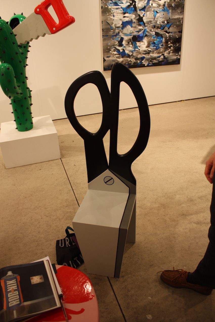 Lobster and scissors chair