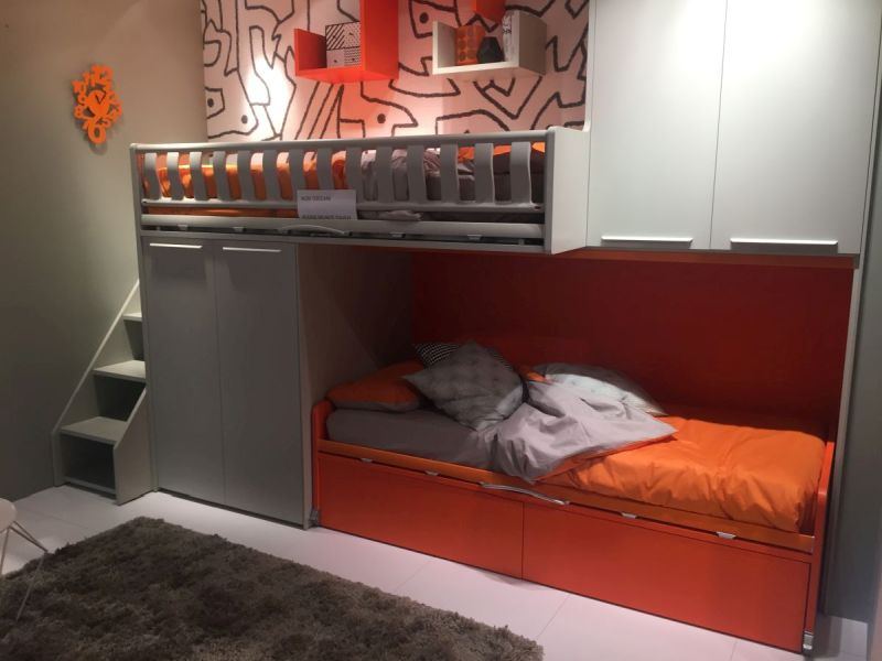 Loft bed designed for kids room