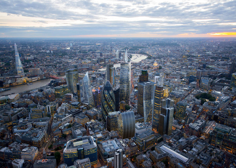 skylines London, England