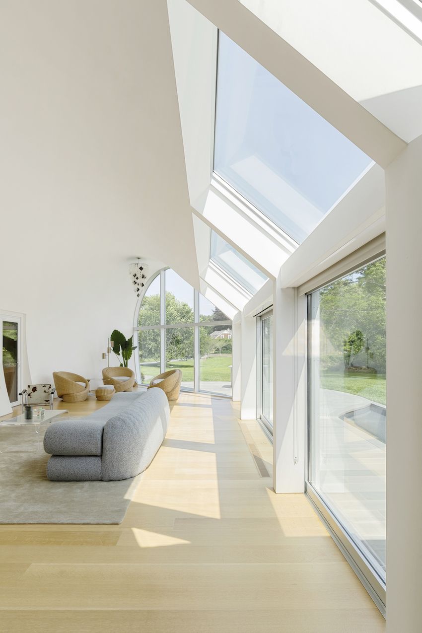 Long Island Cocoon House skylight