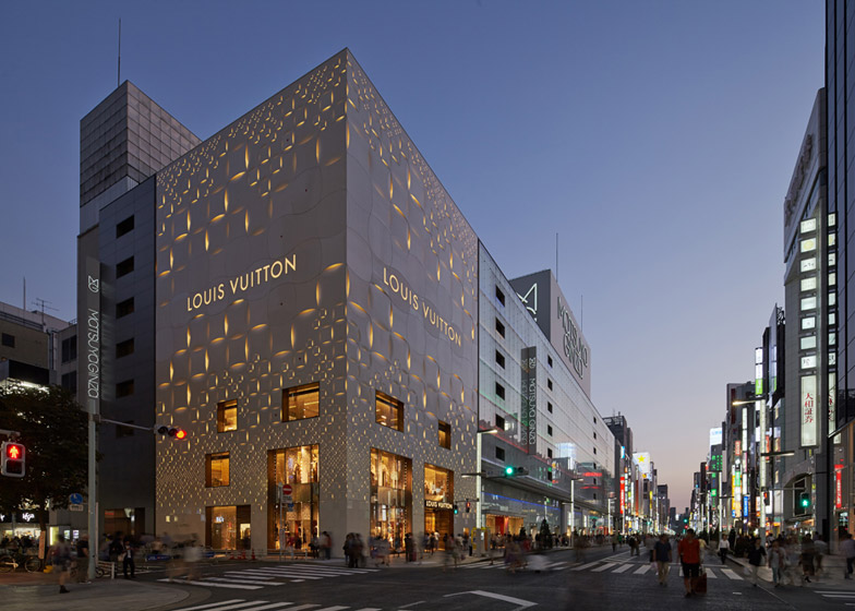 Louis Vuitton store in the Ginza