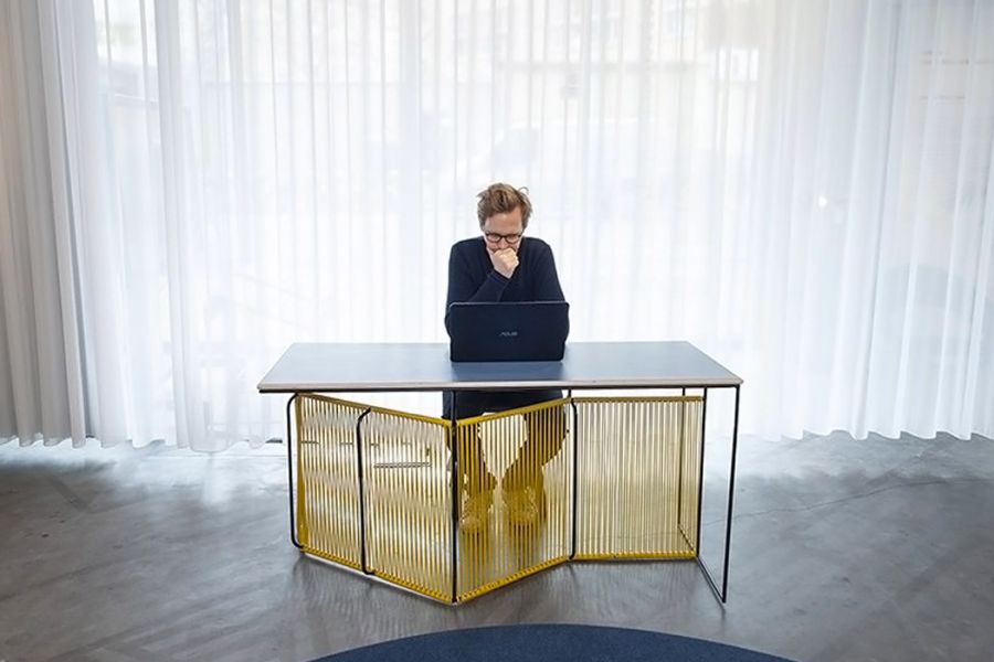 Lounge chair desk by architect Pierre Louis Gerlier