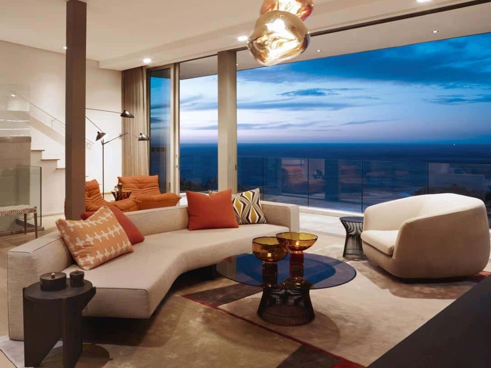 Luxury Seaside Home OKHA Interior Architecture living room