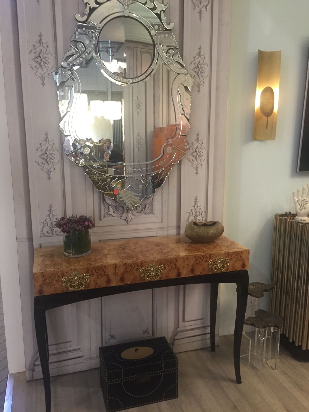 Vintage mirrors for entryway